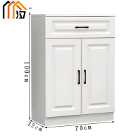 汐木质鞋柜两门个