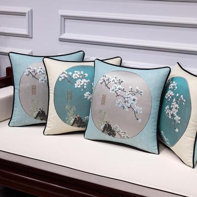 家柏饰(CORATED)中式沙发抱枕靠垫客厅靠枕1211新中式中国风禅意床头方形大靠背