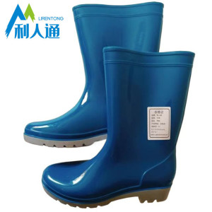 利人通 雨鞋 中筒 双