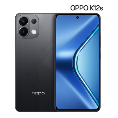 OPPO K12s 12GB+512GB 棱镜黑7000mAh长寿大电池 80W超级闪充 120Hz 高亮 OLED直屏 红外遥控 5G手机