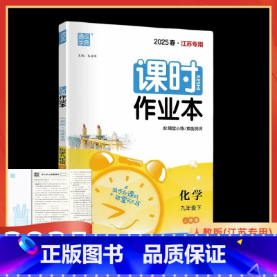 化学 人教版(江苏专用) 九年级下 [正版]2025春课时作业本九年级化学下册人教版江苏 初中9年级下化学人教版同步练习