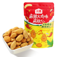 沃隆扁桃仁麻辣火鸡味120g袋装坚果休闲零食 脆皮果仁 坚果酥脆