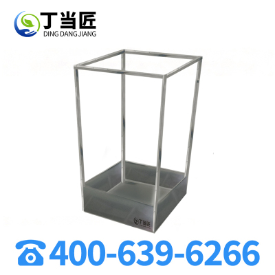 丁当匠 镂空垃圾桶内胆垃圾箱内桶不锈钢内桶30*30*60CM A346