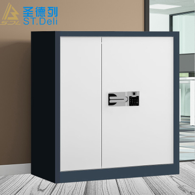 圣德列保密柜套色文件柜资料档案柜钢制加厚办公柜铁皮柜下节国保指纹锁