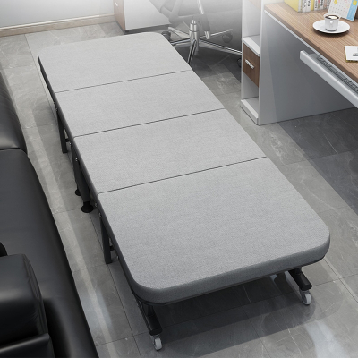 法耐办公室午休折叠床单人四折家用简易硬板医院睡觉午睡床