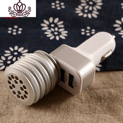 封后usb车载熏香器车载檀香沉香车载香炉精油香炉家用电子香炉车用雪花银香薰灯炉/器具