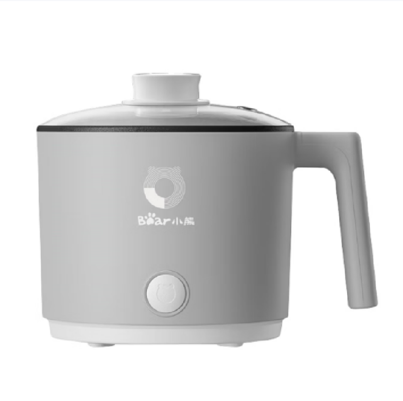 小熊(Bear)电煮锅 宿舍小电锅泡面小火锅 多用途锅多功能蒸煮一体1.7L电热锅DRG-V17K3