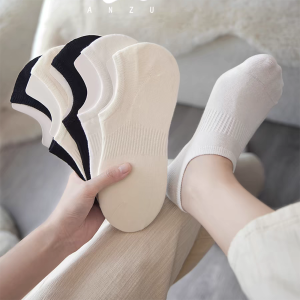 新疆棉袜子女夏季薄款船袜防滑袜棉ins女士浅口