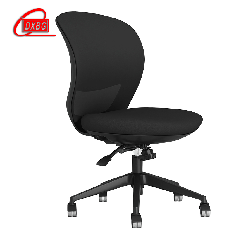 DXBG工作椅电脑椅人体工学升降转椅写字椅黑框黑网(无扶手款)