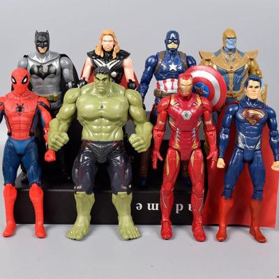 199-20-蜘蛛侠兼容乐高复仇者联盟4灭霸玩具可动模型手办钢铁侠美国队长人偶公仔儿童节8款灭霸套装18厘米