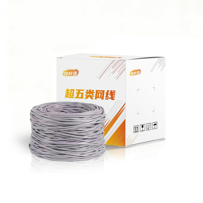 领柯捷 LKJ-WX10 300.00米/箱 0.50mm超五类4对低烟无卤非屏蔽 网线(计价单位:箱)灰色