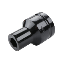 Changlu/长鹿1寸套筒25mm大风炮用六角拆四角螺栓风动气动套筒 【17mm(四方)】