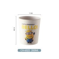 牙刷杯儿童卡通可爱洗漱杯家用情侣漱口杯子创意刷牙杯喝水 三维工匠 400两个装