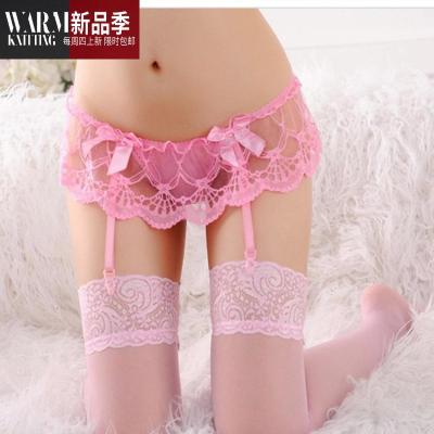 性感吊带情趣开档丝袜开裆黑粉色连裤袜连体袜诱惑网袜情趣内衣SHANCHAO