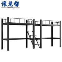 豫龙都铁艺床双人组