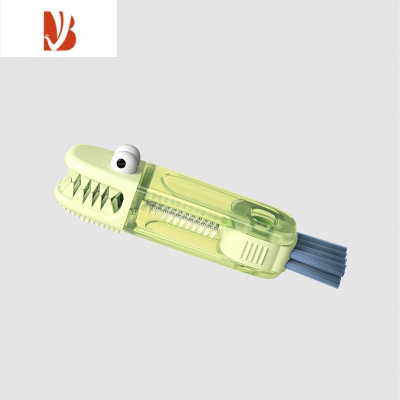 三维工匠杯盖清洁刷保温杯缝隙四合一U形清洁杯刷奶瓶杯口清洗器硅胶刷