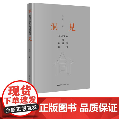 D正版 洞见:合同审查及运用的真相 李杰著 法律出版社 合同理论实务合同审查律师实务