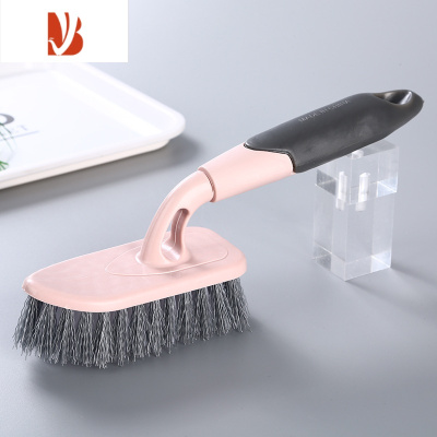 三维工匠硬毛浴室墙面刷瓷砖洗手间清洁器卫生间浴缸洗厕所地板短柄刷地