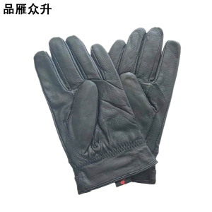 品雁众升 羊皮手套 男士 均码 双