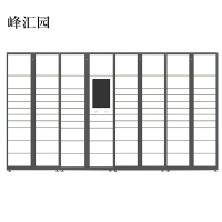 峰汇园智能快递柜小区快递自提柜派件柜室外寄存柜信报箱储物柜一主三副83格