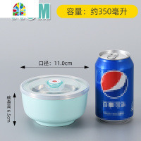 304不锈钢泡面碗保鲜盒饭盒家用便当女带盖防摔碗儿童防烫圆形碗 FENGHOU