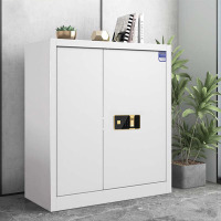 格具(GEJU)钢制单节下斗指纹密码锁保密柜资料档案柜900*420*925mm