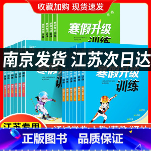 语文 小学一年级 [正版]南京发货 通城学典2024版寒假升级训练小学寒假作业一二三四五六年级上册语文人教版数学苏教版英