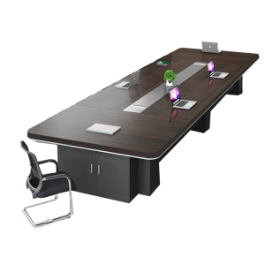 东业家具会议台会议桌LY-002H(按米算)木质会议桌