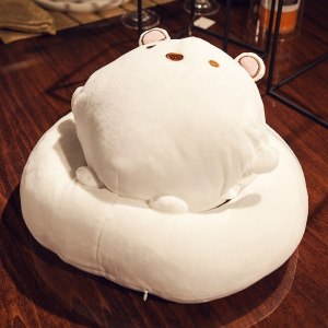 美帮汇猫咪儿童午睡枕 趴睡枕 学生趴着睡趴趴枕午休枕办公室桌上小学生