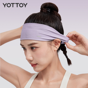 yottoy运动发带凉感头带止汗带吸汗头巾女导汗带跑步健身羽毛球瑜伽防汗