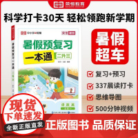 2025荣恒暑假预复习一本通二升三暑假作业28天暑假打卡计划人教版北师版苏教版同步专项训练练习题预习资料书一日一练