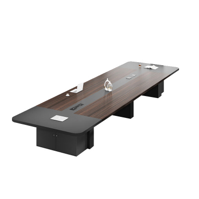 苏宁 质凡 现代简约会议桌长条大型会议桌/ZF-HYZ043/2400*1200*750mm 不含椅