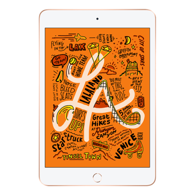 苹果iPadmini5平板电脑7.9英寸64GWLAN版金色+ApplePencil手写笔一代套餐
