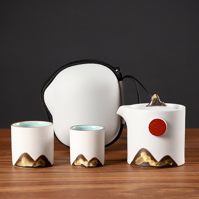 五拾缘 旭日东升-远山快客杯 WSY-21D03 白色