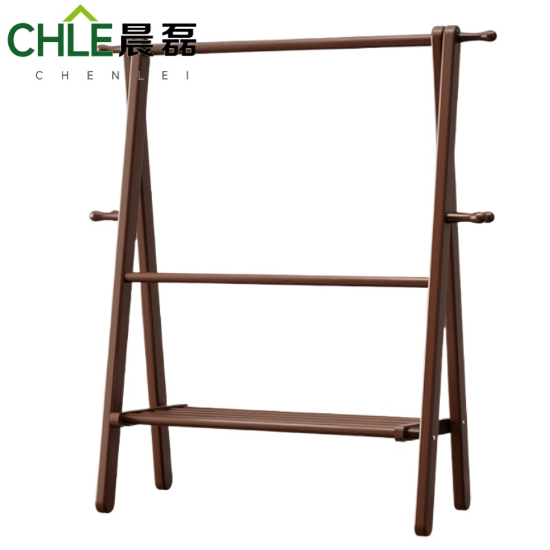 晨磊实木衣帽架120*46*150cm/个