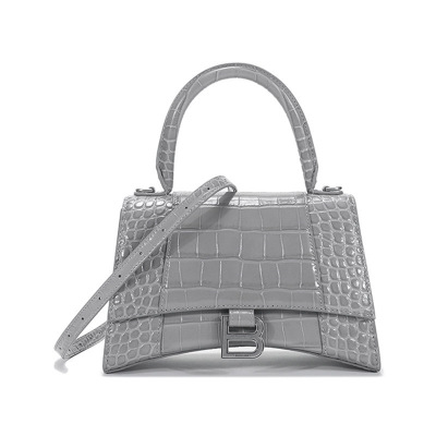 巴黎世家 balenciaga 女士牛皮hourglass手提单肩斜挎包沙漏包小号