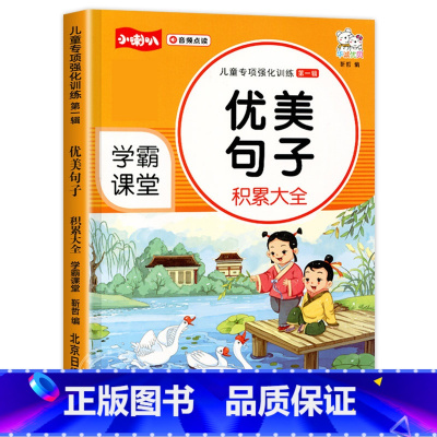 优美句子 小学通用 [正版]小学语文优美句子积累大全训练修辞手法专项打卡计划手册小学生一年级二年级三年级上册四五六好词好