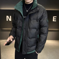 冬季加厚羽绒服男士短款新款休闲立领白鸭绒保暖户外青年外套
