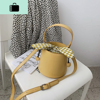 高级感上新小包包女包新款2019潮春夏小清新水桶包斜挎包百搭insNEW LAKE女斜挎包