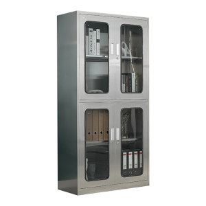 阿拉贡不锈钢文件柜档案柜资料柜储物柜器械柜仪器柜201全上下玻璃器械柜