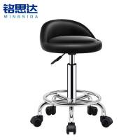 铭思达吧台椅滑轮款把