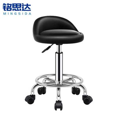 铭思达吧台椅滑轮款把
