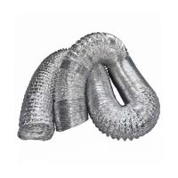 中锦科技 铝箔通风管排气排烟双层软管口径100mm(4寸) 拉长1米根