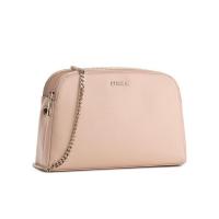 FURLA女士真皮斜挎包磁扣开合小巧便携时尚百搭配饰日常通勤手提