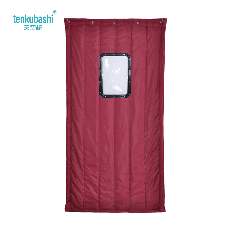 天空桥 棉门帘 MML-163酒红色40*60cm五层棉 平方米