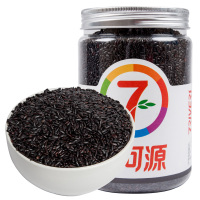 七河源 有机黑米1kg 杂粮米 桶装