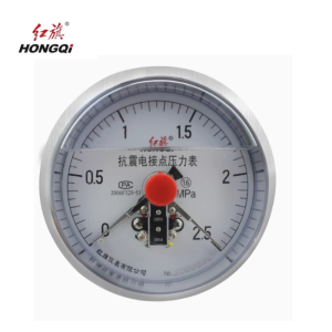 红旗 耐震磁助式电接点压力表 YTNXC-150ZT (备注压力值) 块