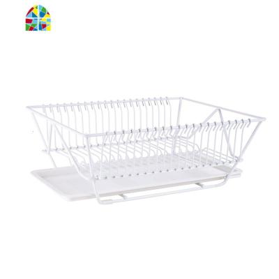 水沥水架洗菜盆家用非不锈钢厨房洗菜篮虑水篮碗碟架水池 FENGHOU 白色