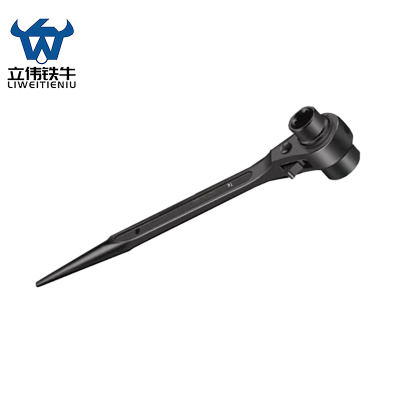 立伟铁牛尖尾棘轮扳手14×17mm/把