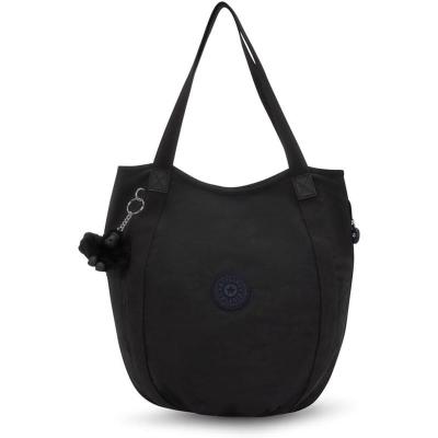 Kipling凯浦林单肩包女大容量便携多功能口袋垂直放置水瓶黑色